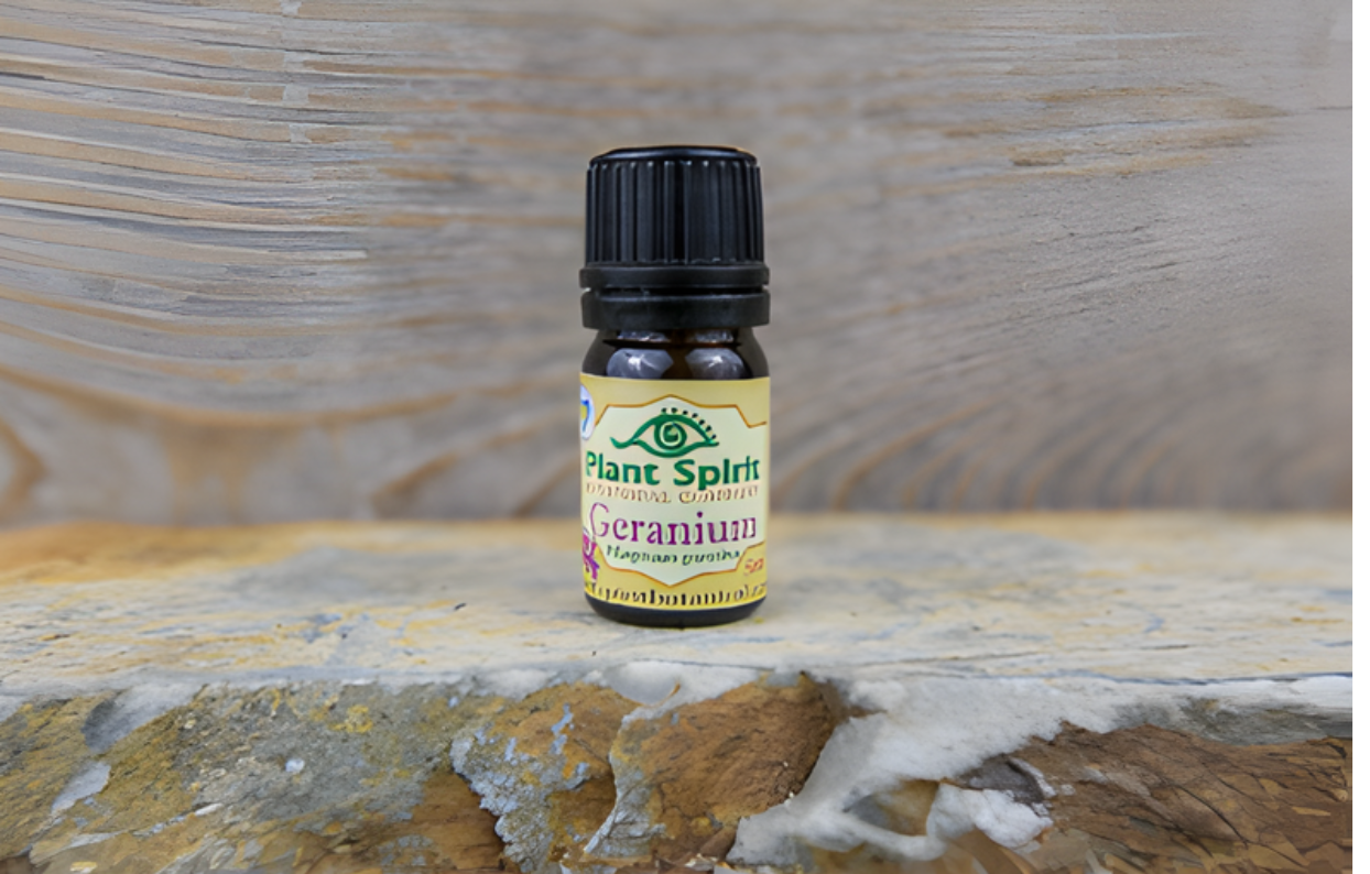 Organic Geranium Essential Oil 5ml (Pelargonium graveolens)