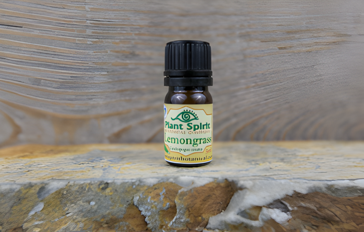 Organic Lemongrass Essential Oil 5ml (Cymbopogon citratus)